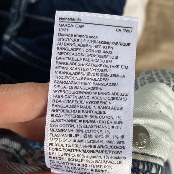 High rise pleated wide leg jeans - Picture 7 of 7